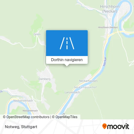 Notweg Karte