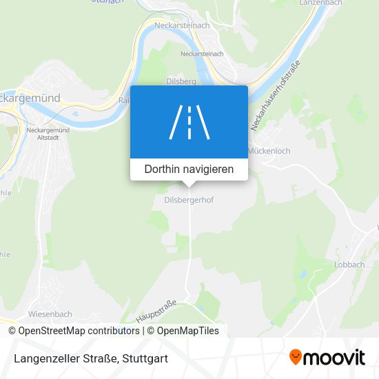 Langenzeller Straße Karte