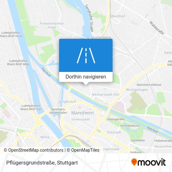 Pflügersgrundstraße Karte
