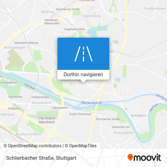 Schlierbacher Straße Karte