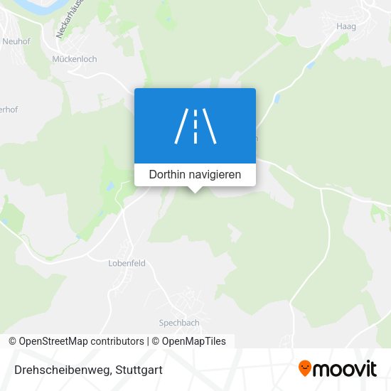 Drehscheibenweg Karte