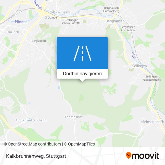 Kalkbrunnenweg Karte