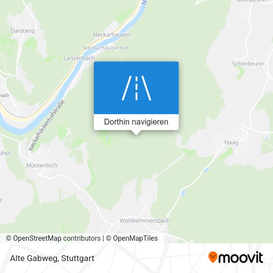 Alte Gabweg Karte