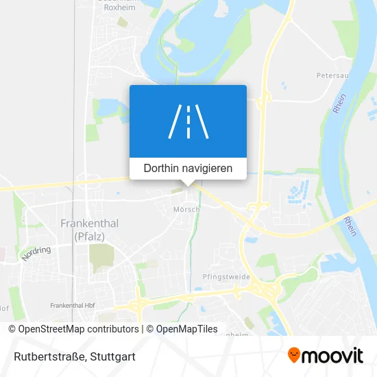 Rutbertstraße Karte