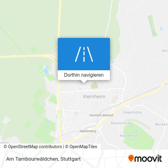 Am Tambourwäldchen Karte