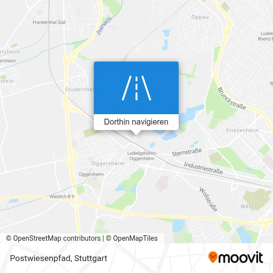Postwiesenpfad Karte