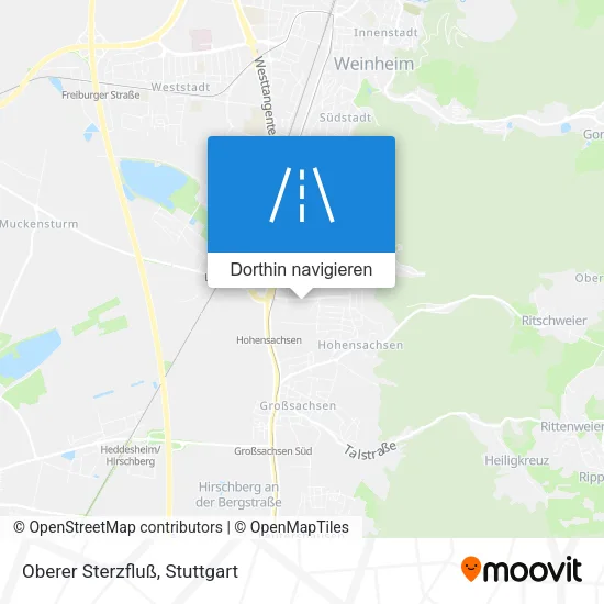 Oberer Sterzfluß Karte