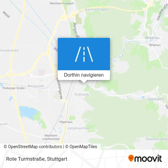 Rote Turmstraße Karte