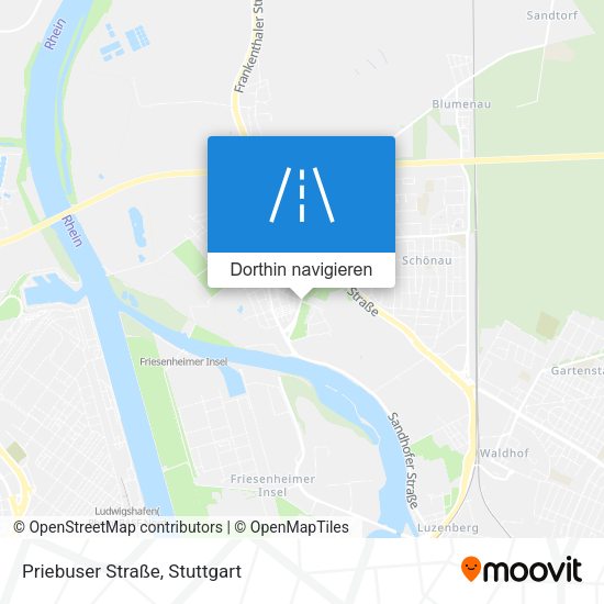 Priebuser Straße Karte