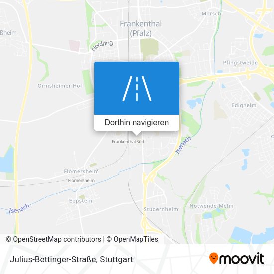 Julius-Bettinger-Straße Karte