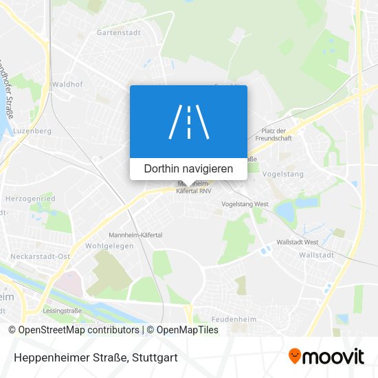 Heppenheimer Straße Karte