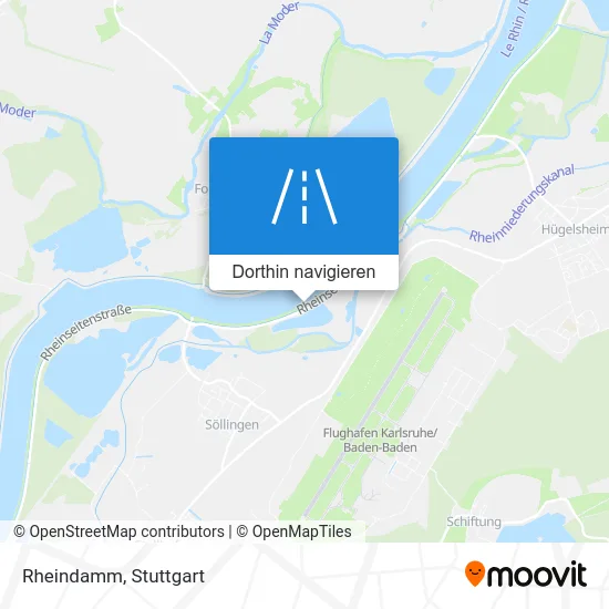 Rheindamm Karte