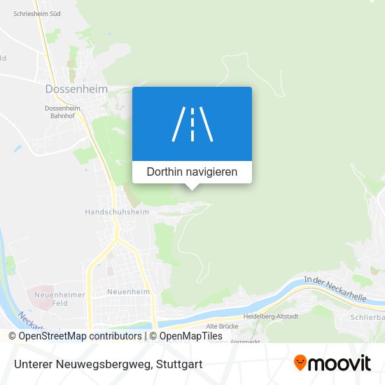 Unterer Neuwegsbergweg Karte