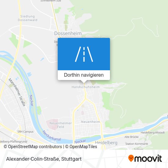 Alexander-Colin-Straße Karte