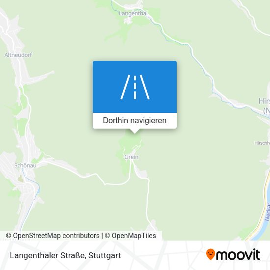 Langenthaler Straße Karte