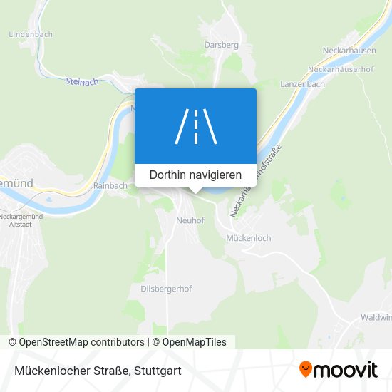 Mückenlocher Straße Karte