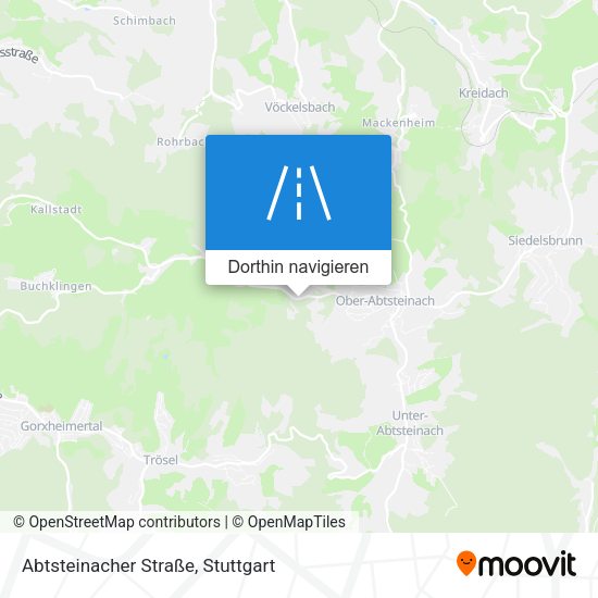 Abtsteinacher Straße Karte