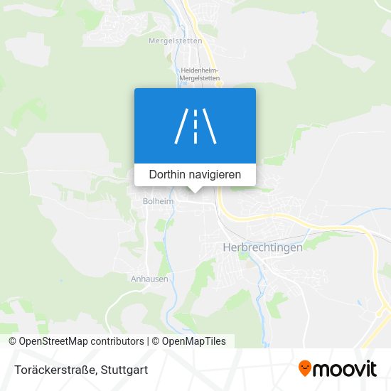 Toräckerstraße Karte