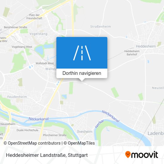 Heddesheimer Landstraße Karte