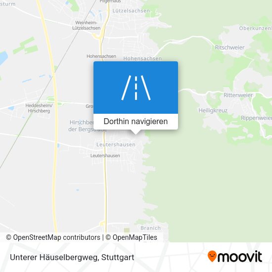 Unterer Häuselbergweg Karte