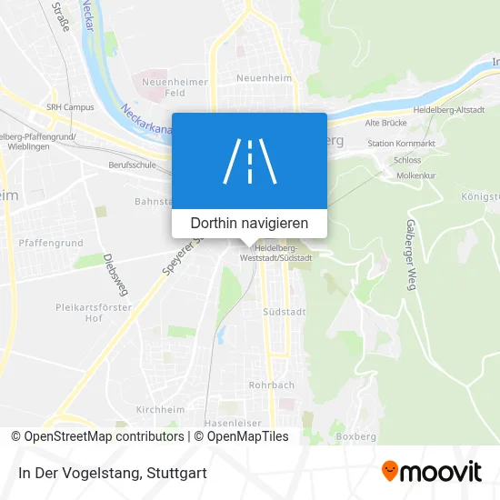 In Der Vogelstang Karte