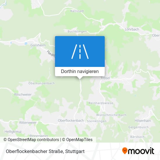 Oberflockenbacher Straße Karte