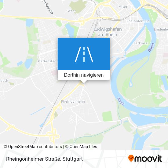 Rheingönheimer Straße Karte