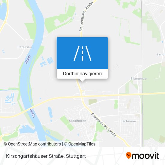 Kirschgartshäuser Straße Karte
