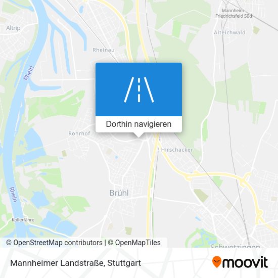 Mannheimer Landstraße Karte