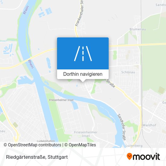 Riedgärtenstraße Karte