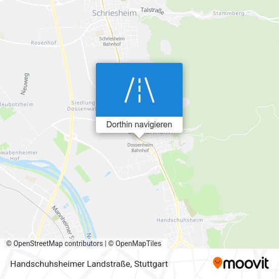 Handschuhsheimer Landstraße Karte