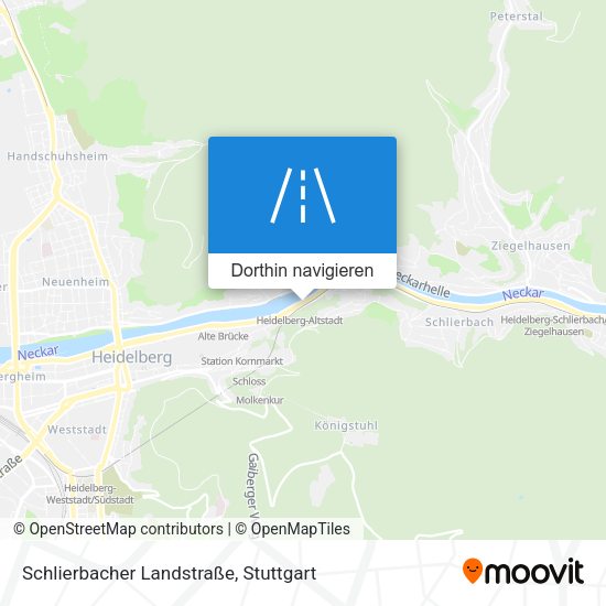 Schlierbacher Landstraße Karte