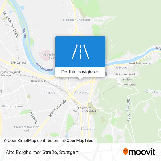Alte Bergheimer Straße Karte