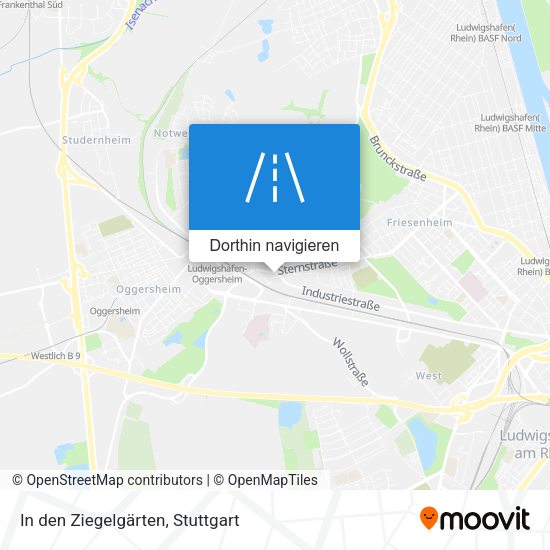 In den Ziegelgärten Karte