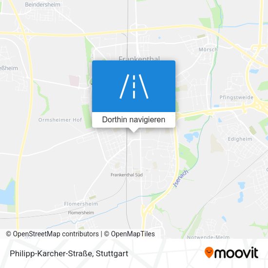 Philipp-Karcher-Straße Karte