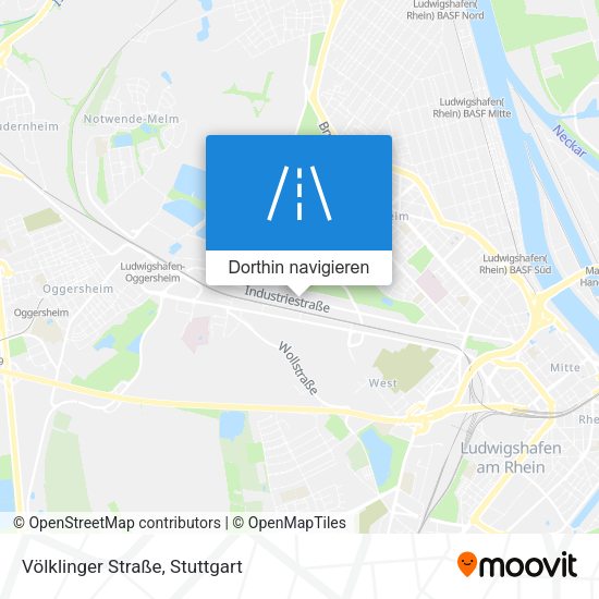 Völklinger Straße Karte