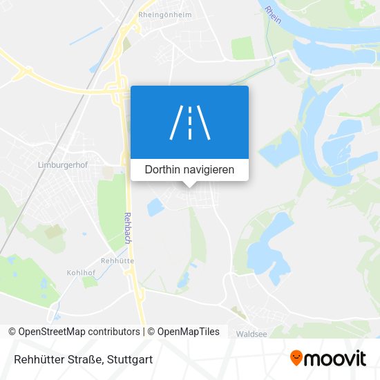Rehhütter Straße Karte