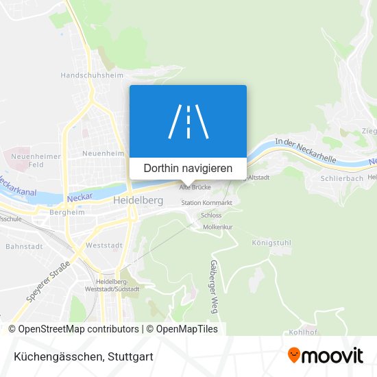 Küchengässchen Karte