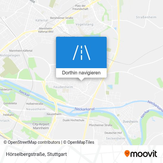 Hörselbergstraße Karte