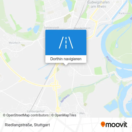 Riedlangstraße Karte