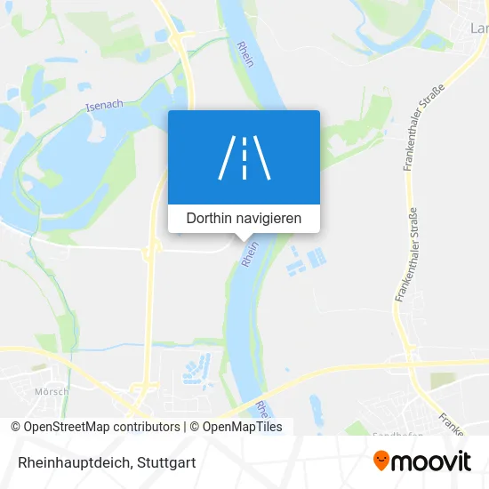 Rheinhauptdeich Karte