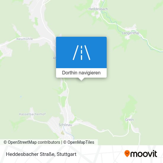 Heddesbacher Straße Karte