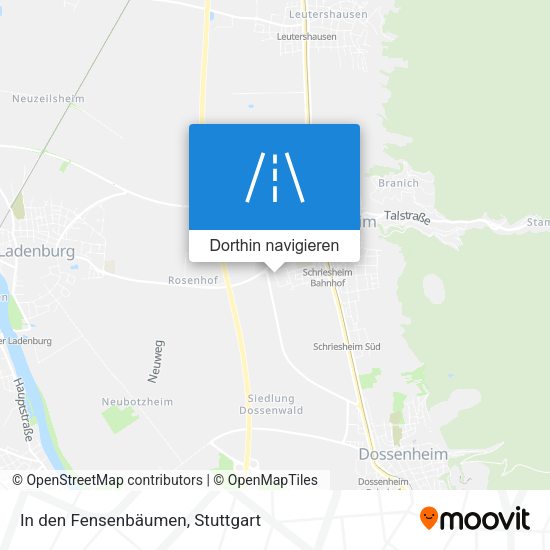 In den Fensenbäumen Karte