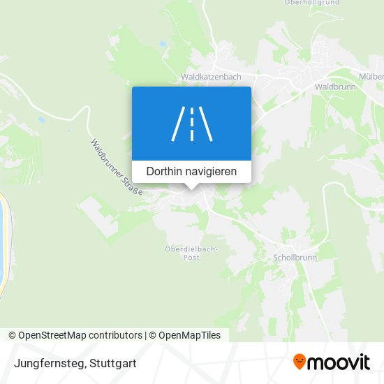 Jungfernsteg Karte