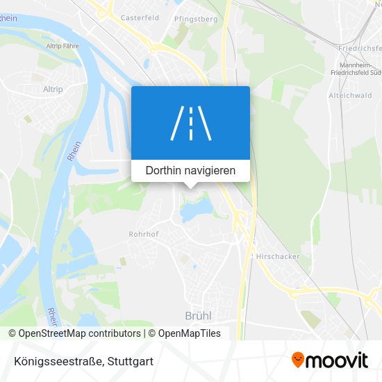 Königsseestraße Karte