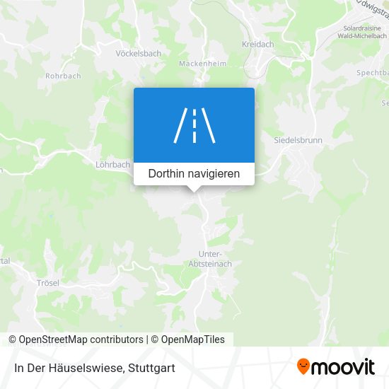 In Der Häuselswiese Karte