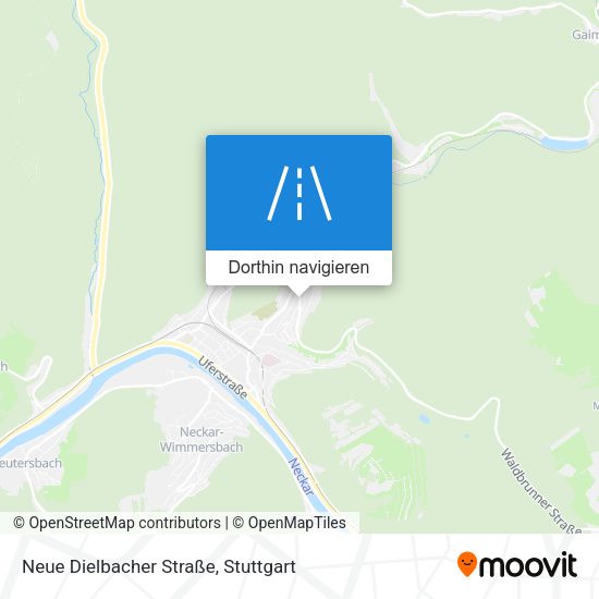 Neue Dielbacher Straße Karte