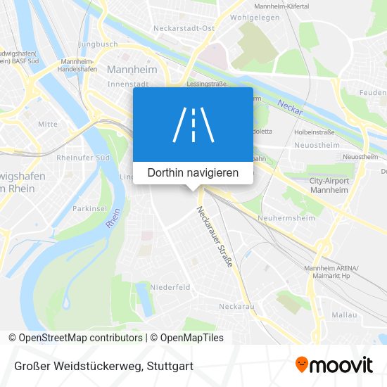 Großer Weidstückerweg Karte