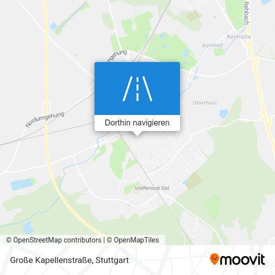 Große Kapellenstraße Karte