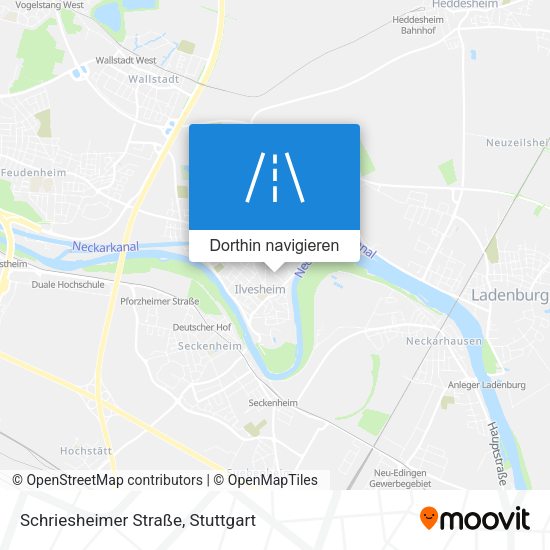 Schriesheimer Straße Karte